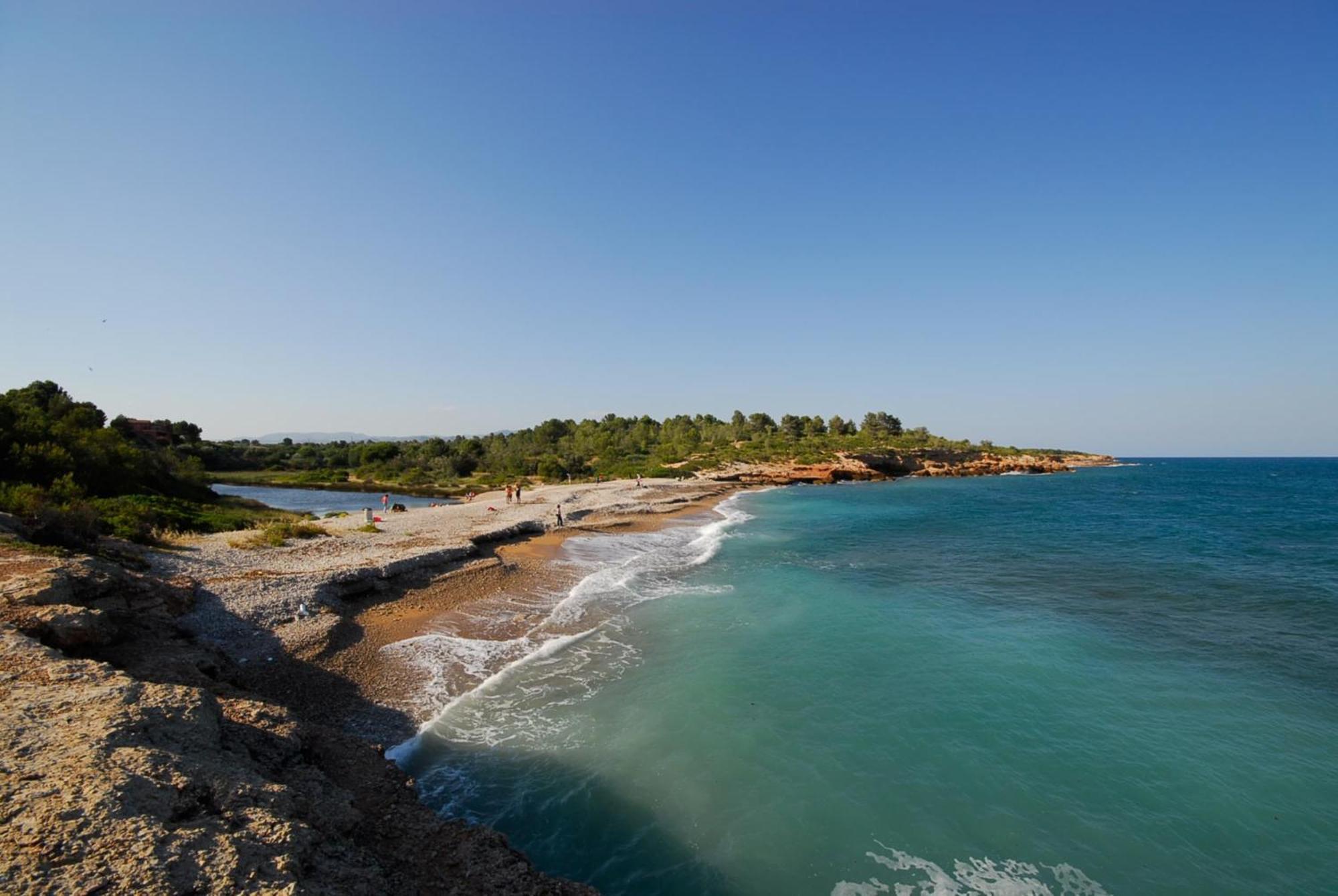Villa Dos Calas - Bonita Villa De Estilo Rustico Y Piscina De Agua Salada L'Ametlla de Mar Exteriér fotografie