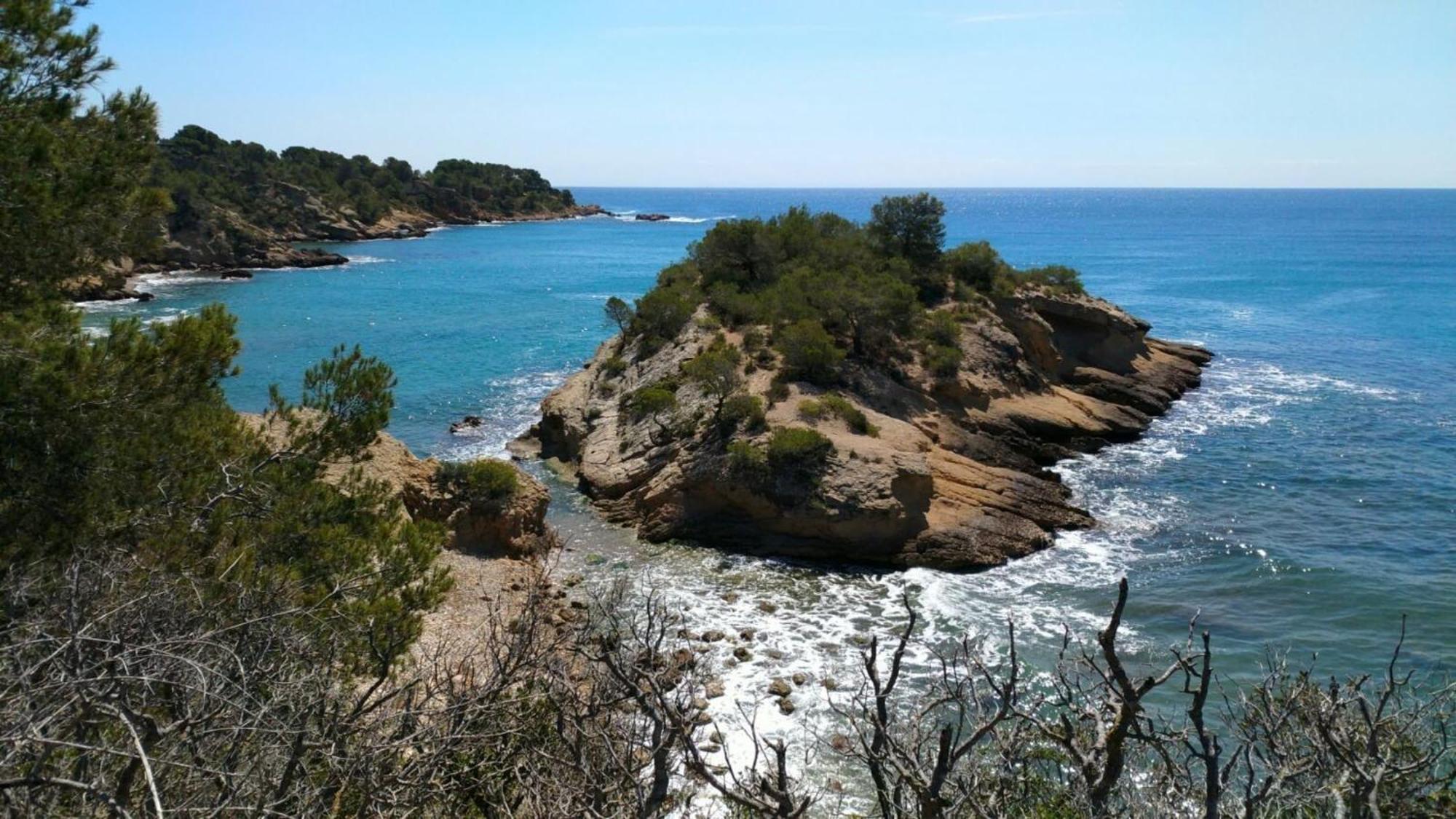 Villa Dos Calas - Bonita Villa De Estilo Rustico Y Piscina De Agua Salada L'Ametlla de Mar Exteriér fotografie