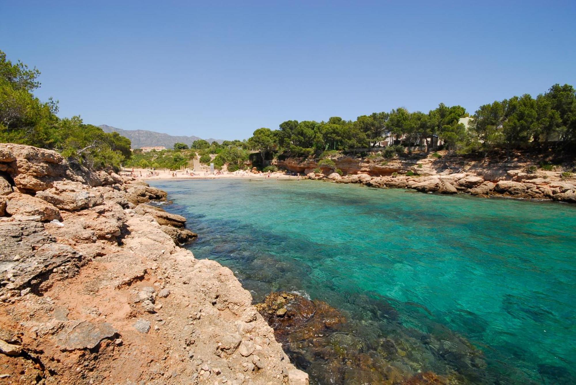 Villa Dos Calas - Bonita Villa De Estilo Rustico Y Piscina De Agua Salada L'Ametlla de Mar Exteriér fotografie